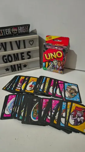 Monster High Uno leia descrição 