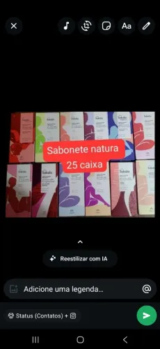 QUEIMA DE ESTOQUE - SABONETES NATURA ?