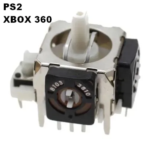 Modulo Analógico 3D Ps2 Xbox 360 Controle Videogame Microsoft Sony Playstation