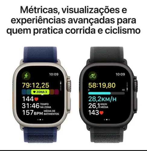 Apple Watch Ultra 2 GPS + Cellular ? Caixa natural de titânio de 49 mm