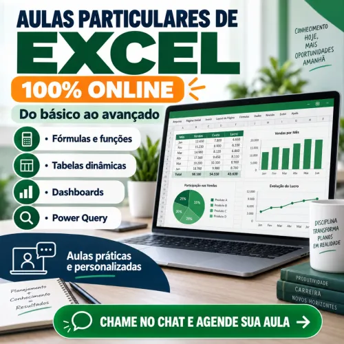 Aulas Particulares de Excel Online - Básico ao Avançado