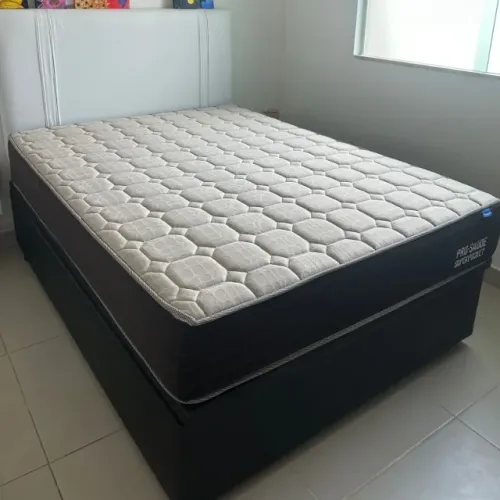 CAMA BOX BAÚ CASAL ORTOBOM PRÓ-SAÚDE SUPERPOCKET - MUITO CONSERVADA