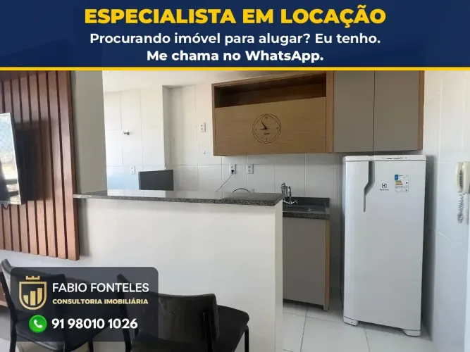 Apto mobiliado 2 quartos (1 suíte) no Ville Ametista, Atalaia - R$ 3.900 com condomínio e 