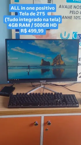 All in one - Tudo integrado na tela