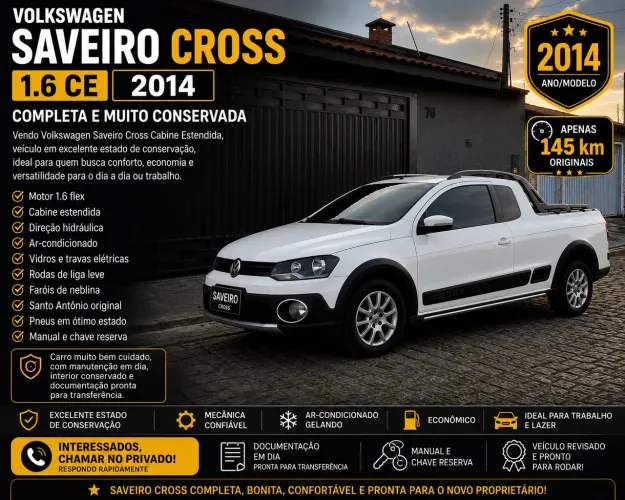 Volkswagen Saveiro Cross 1.6 MI Total Flex 8V CE 2014