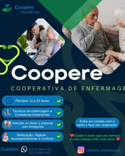 Família que queria contratar serviços de cuidadora.