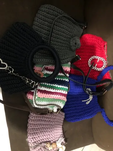 Bolsas em malha