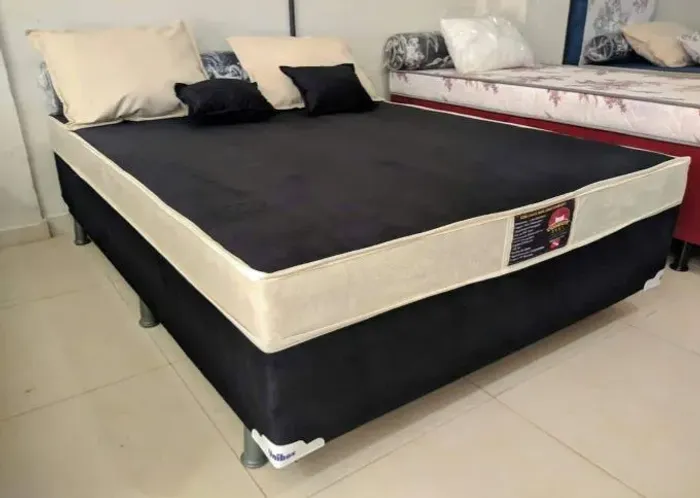 Cama Box Casal Confortável e Durabilidade.Entregamos gratis