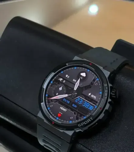 Smartwatch Zeblaze Ares 3 Plus Lacrado - Esportivo, Resistente à Água, Bateria Forte