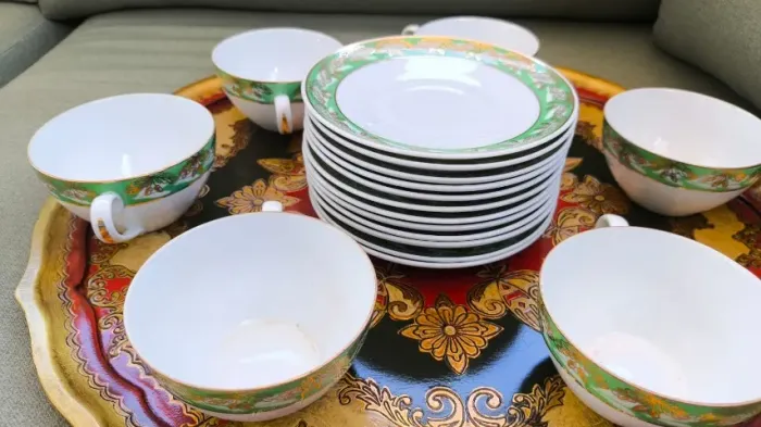 12 Pratos para bolo Vintage Schmidt anos 60 (12 peças)