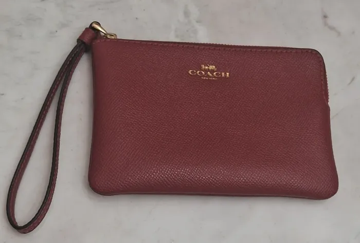 Bolsa "Original" de Mão Coach Corner Zip Wristlet
