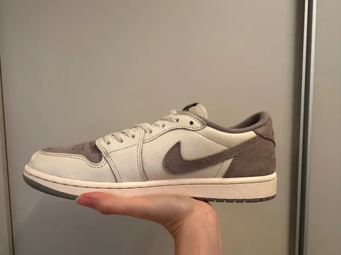 Tênis Air Jordan 1 Low OG "Atmosphere Grey" - Original | Tamanho 40