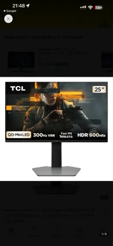 Monitor TCL 25 polegadas