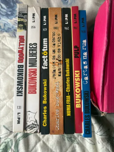 box 7 livros Bukowski