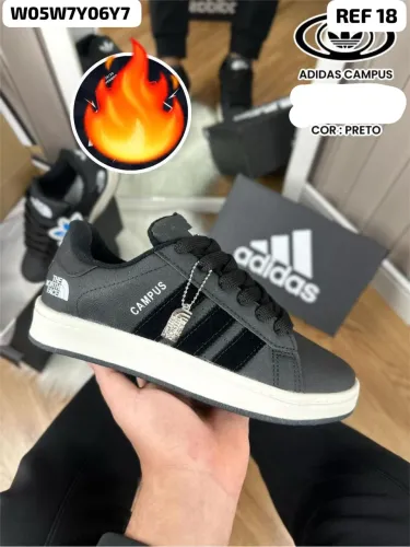 Tênis Campus adidas em couro a pronta entrega