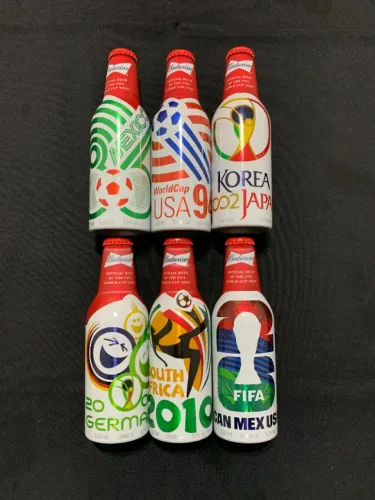 Cerveja Budweiser Edição Limitada Copa 2026 Kit 6 Unid 330ml
