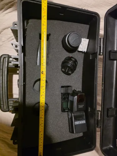 Mala com rodas para camera