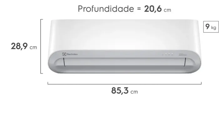 Ar-Condicionado Split Electrolux Inverter 9.000 BTUs Color Adapt Frio
