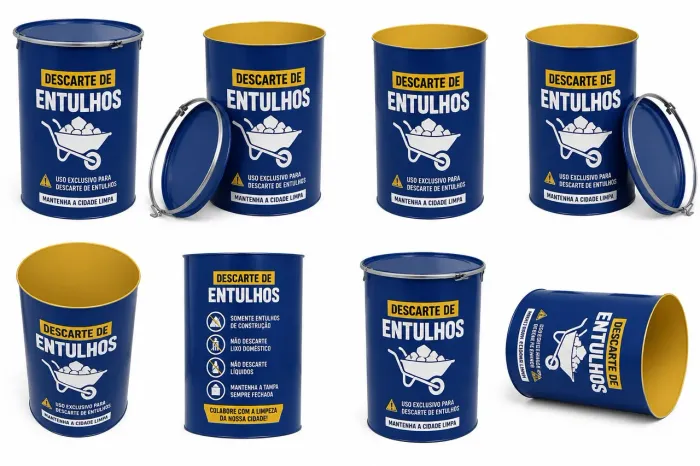 Tambores 200L Tampa removível Super promoção
