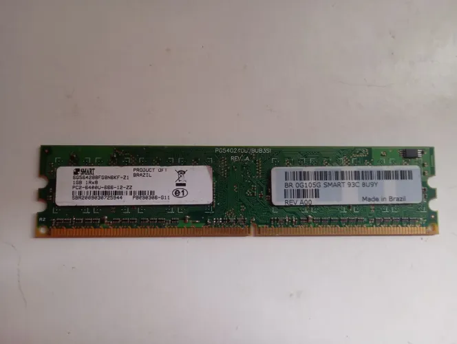 Memória ram DDR2 1Gb 666mhz