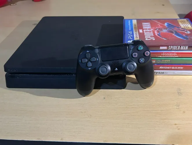 PLAYSTATION - PS4 SLIM 800GB | 5 JOGOS 