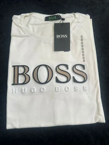 Camiseta malha peruana BOSS