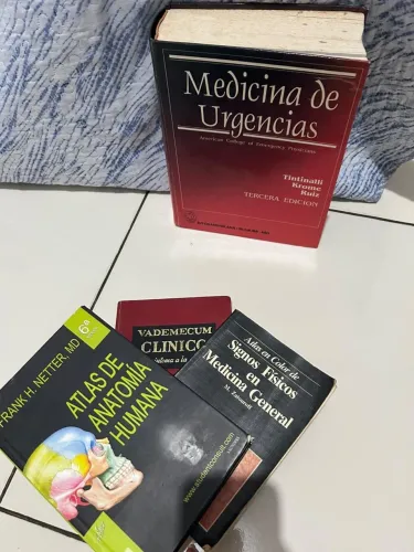 Kit 4 Livros de Medicina (Netter, Tintinalli, Vademecum, Semiologia)