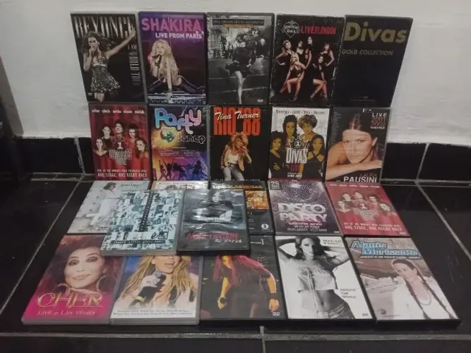 Lote Dvd's pop divas