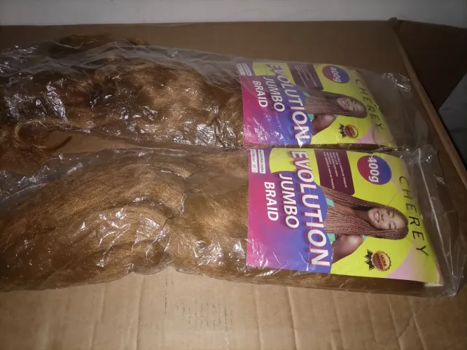 Dois pacotes de Jumbo para tranças