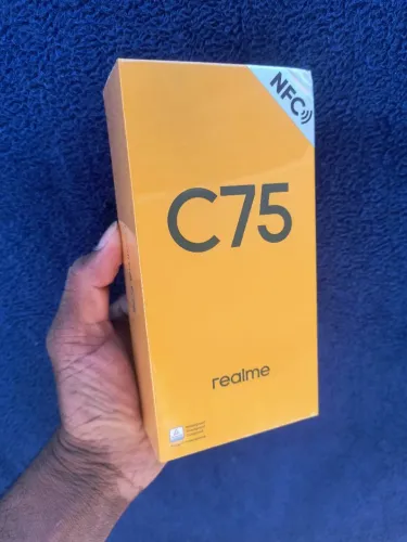 Realme C75 256gb lacrado com NFC e á prova de água