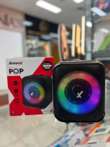 CAIXA DE SOM BLUETOOTH AMPLIFICADA AMVOX ACA 150 POP