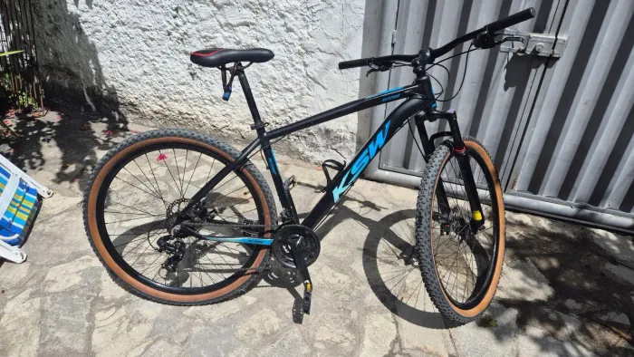 Bicicleta Aro 29 Ksw 24v Marchas Câmbio Shimano Freio Disco