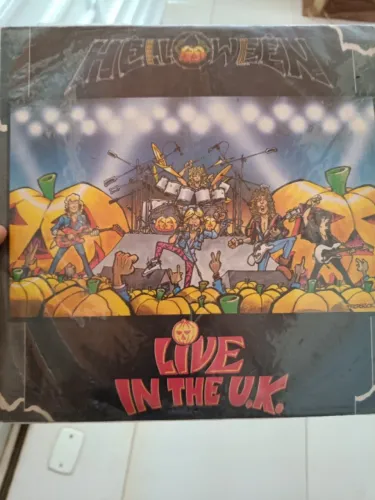 Disco Vinil Conservado Live in the UK do Helloween
