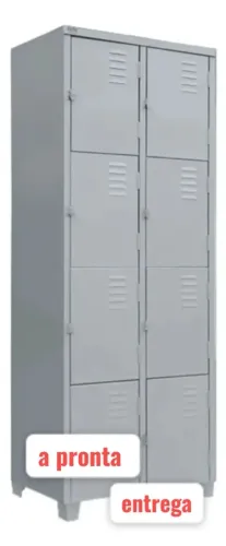 roupeiro de aço 8 portas