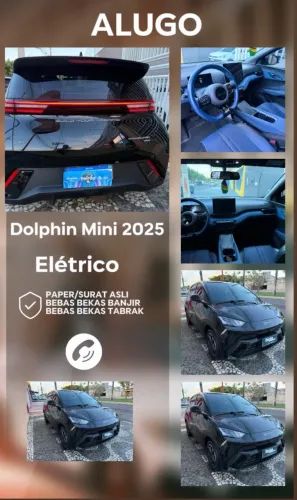 Alugo BYD Carro Dolphin 2025 Elétrico