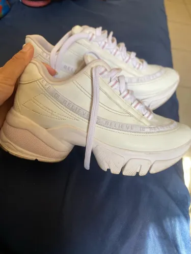 Tênis Feminino Ramarim Chunky Believe Branco - Tam 37 (Pouco Usado)