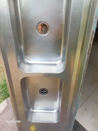 Pia de inox 2 Cuba