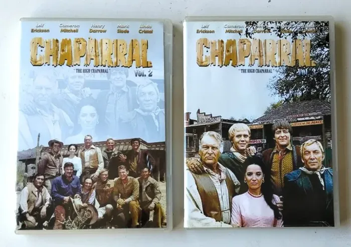 Dvds - Chaparral (Série de Faroeste) - Vol. 2 e 3 (6 Episódios) - 1967 (DVD em 2007)