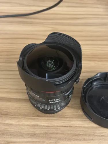 Lente Canon Ef 8-15mm F/4l Fisheye Usm