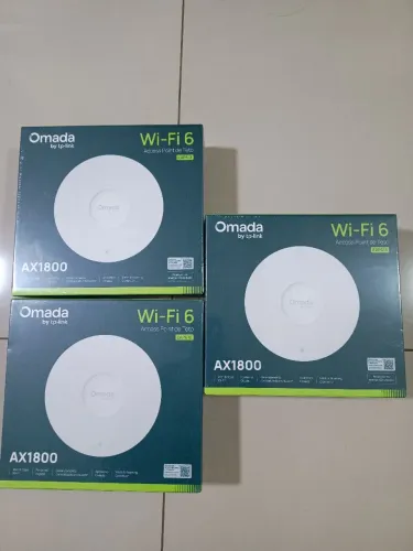 Vendo Access Point Tp-link Wi-fi 6 Ax1800 Eap613 S/ Fonte, novo. Valor unitário.