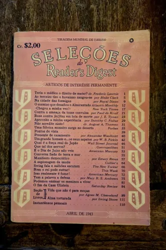 Revista Seleções dos Anos 1943,1959 e várias dos Anos 1960