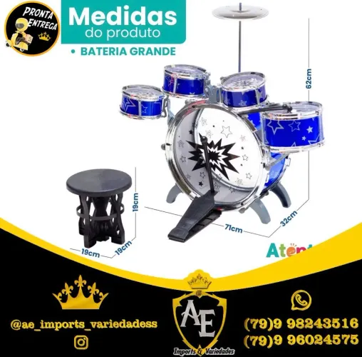 Bateria infantil Nova