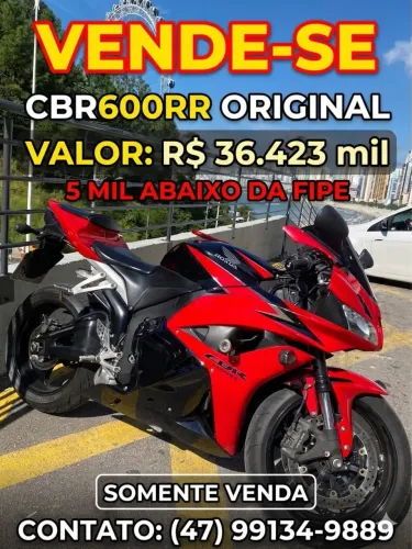 Vendo cbr 600rr original 5mil abaixo da fipe 4?7?9?9?1?3?4?9?8?8?9?