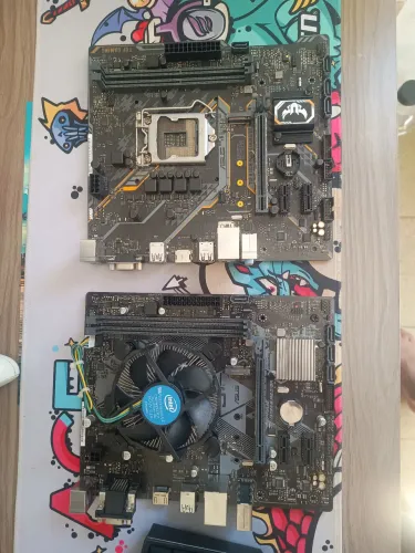 2 placas mães + i3 9100f + Fonte 450w + Gabinete Evus