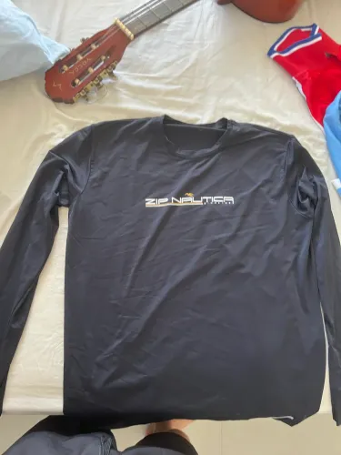 Camisa uv zip náutica 