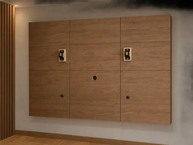Painel de TV com Suporte para tv até 43 polegadas 100% MDF