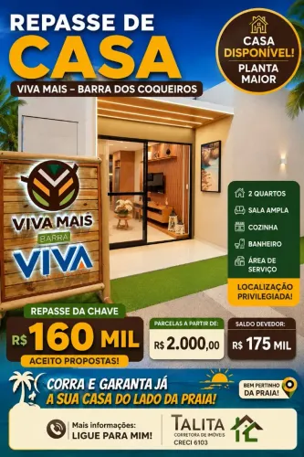 Repasse de chave, Condomínio viva Maís Barra do Conqueiros