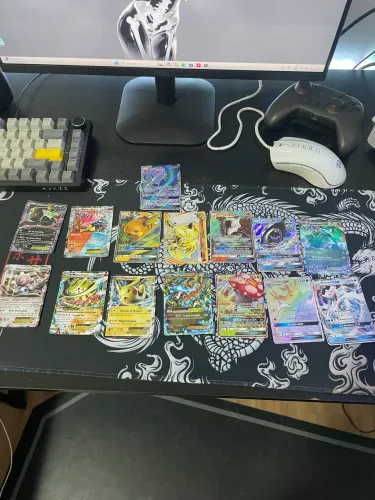 Cartas Pokémon raras ex e gx de 2016 a 2019