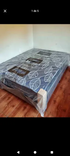 Cama box casal 6cm promoção