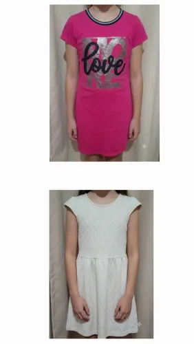Kit 2 vestido infantil tamanho 11 anos Zara Kids e Kyly